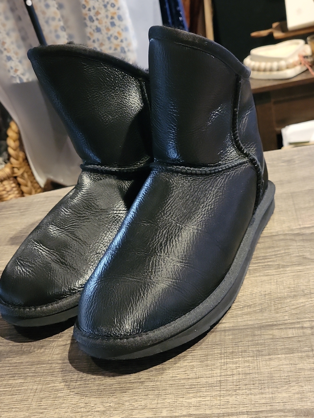 Australia Luxe Collective,sz. 10/ LIKE NEW/ LEATHER/ SHEARLING/ Gorgeous
